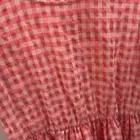 فستان ريفي وردي مقاس L