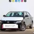 تويوتا يارس Y استاندر اسود لوحات 2024