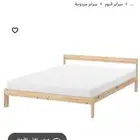 سرير ومرتبه ايكيا جديده