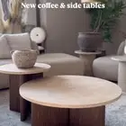 طاولة قهوة خشبية غير مستعمل