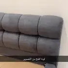 سرير مودرن رمادي
