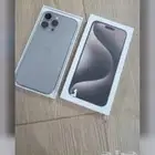 ايفون 15 برو ماكس تيتانيوم طبيعي 256 جيجا