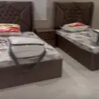 2 سرير نفر ونص جديد مع طراحة 150 190