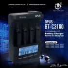شاحن ذكي يقيس سعة ومقاومة البطاريات بدقة Opus BT-C3100 جديد