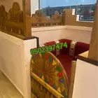 مطاعم تراثيه ديوانية ابواب تراثيه درايش خشب تراثية