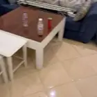 طقم جلسه كنب مع طاولات وكرسي واحد