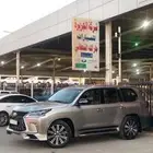 لكزس LX 570 SS سعودي 2017 تيتانيوم داخل أحمر ب 250 ألف