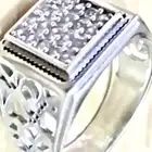 خاتم فضة مستعمل رجالي