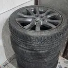 جنوط دعسه رياضيه مقاس 19 45 225 راكبه عليها كفرات نص عمر