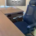 مكتب أنيق متكامل 3 قطع