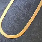عقد فضة مطلي بالذهب فخم جدا