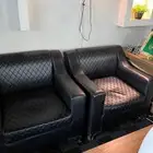 كنب جلد 2 مفرد و واحد طويل