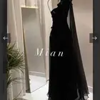 فستان اسود أنيق