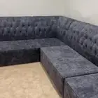 اثاث كنب ارضي ودولاب كبير
