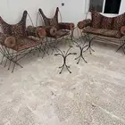 كراسي حديد للبيع