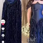 فستان بلون الازرق