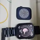 ساعه ابل 8 سيريس مقاس 45 ازرق ليلي