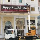 كرين باسكت ونش للإيجار اليومي سائق باكستاني 21 متر