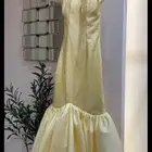 فستان جديد اصفر بارد مقاس سمول