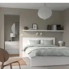 سرير من مجموعة malm من شركة إيكيا مستعمل نظيف