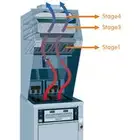 قلايه مع فلتر زيت وفلتر دخان