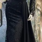 فستان اسود فخم جديد للبيع