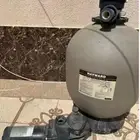 فلتر مسبح مقاس 24 ومضخه حصان ونصف