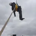 دمية التدريب على سلامة العمل في المرتفعات