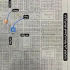 ارض حي الياقوت المساحة 657متر ركنية شارعين30 12