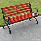 كرسي حديقة للترفيه الخارجي مع مسند ظهر  مقعد حديقة خشبي