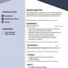 تصميم سيرة ذاتية احترافية CV