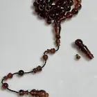 فاتوران الماني بني شفاف شاهد وكبوس45 خرزة