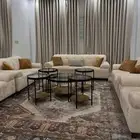 كنب جديد مع طاولات فخمه