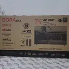 شاشه 75بوصه دورا الاصلي اخر اصدار جديد استخدام اسبوع فقط