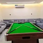 بلياردو دولي بالوان متنوعة ومقاسات متعددة والعاب تنس وفرفيره