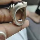 خاتم فضة عقيق كبدي