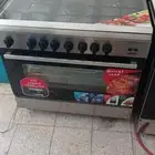 فرن هام ايطالى مقاس 90 60 شغال اشعال ذاتي شوايه ولمبه