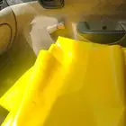 قماش اصفر شراع اصفر الدفاع مدني شراع جلد اصفر
