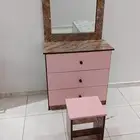 سرير مع مراتب دولاب وتسريا جديد كل اشكل موجود