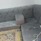 مجلس أرضي كامل تفصيل وليس جاهز بحالة جيدة جدا