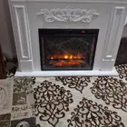 مدفئة مع الديكور