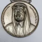 عملات وتحف ميداليه معدن مطلي فضه الحجم الكبير