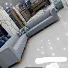 طقم مجلس ركن متصل والتوصيل مجاني لباب البيت