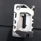 غطاء مفتاح المنيوم رانجلر جي ال الون فضي