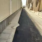 اسفلت امام البيوت والمحلات التجارية