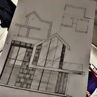 الرسم على الورق لطلاب الهندسة المعمارية والتصميم الداخلي