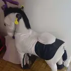 حصان للاطفال يتحمل وزن حتي 70كيلو بكفراات مثل السيكل