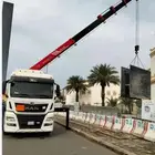 Boom truck caren Baskit for rent