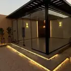 حدائق وجلسات خارجية غرف زجاجية