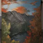 لوحه اصليه مرسومه باليد مقاس 90x70